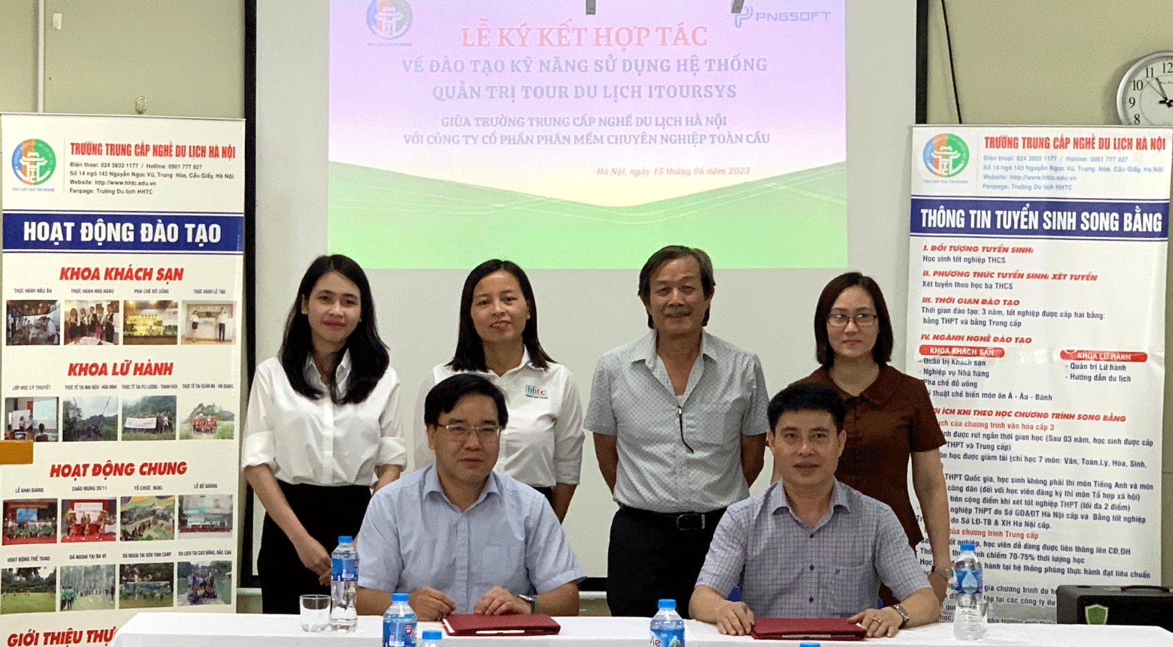 Hợp tác chiến lược giữa PNGSOFT và Trường Trung cấp Du lịch Hà Nội